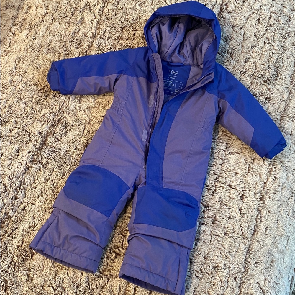 L.L. Bean Toddler Purple Snowsuit
